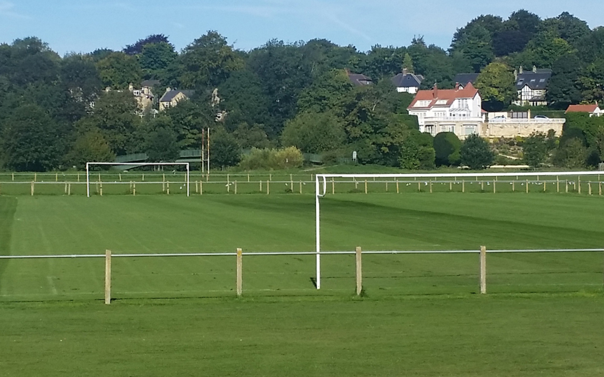 Playing fields outside WSA